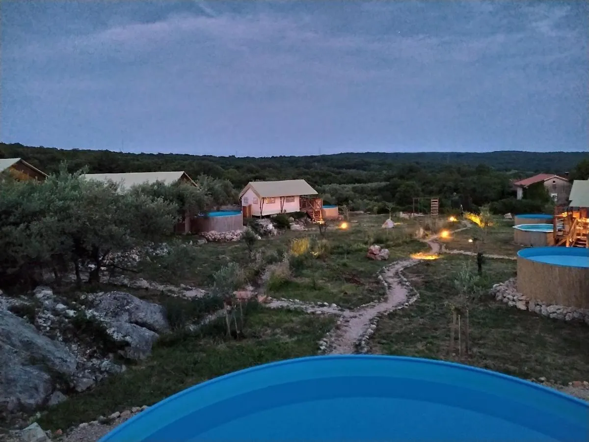 Krk glamping village Brusici Kroatien